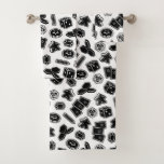 Board Game Pattern All-Over-Print Towel Set
