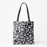 Video Game Pattern Tote Bag