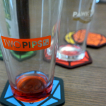 Two Pips Pint Glass